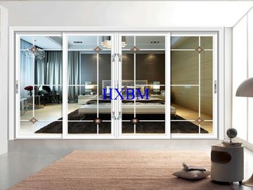 Doppelverglaste horizontale gleitende Aluminiumfenster der australischen Art mit flyscreen für Wohnungen