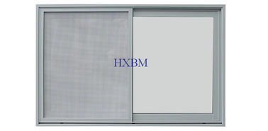 Gutes wasserdichtes Aluminiumfeld gleitendes Windows mit der Doppelverglasung und Sicherheitsschirm