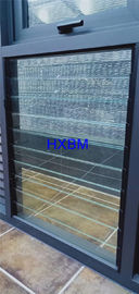 Aluminiumflügelfenster Windows der Standardglasjalousien-AS2047 mit örtlich festgelegter Sicherheitskontrolle