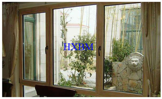 Wind-beständiges plattiertes Aluminiumholz Windows für Bauvorhaben