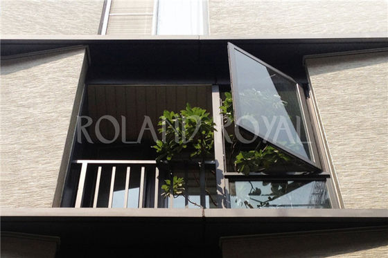 Aluminiumflügelfenster Windows des Holz-Korn-0,76 PVB doppelverglast