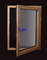 Komposit 6063 Holz Aluminium Fenster 12 mm mit Doppelverglasung für den Markt der VAE