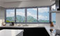 Landhaus-Wohnungs-Aluminium gleitendes Windows mit dem 6mm ausgeglichenen Glasieren