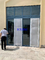 Wasserdichte doppelverglaste externe Aluminiumschiebetüren für Mittlere Osten-Markt